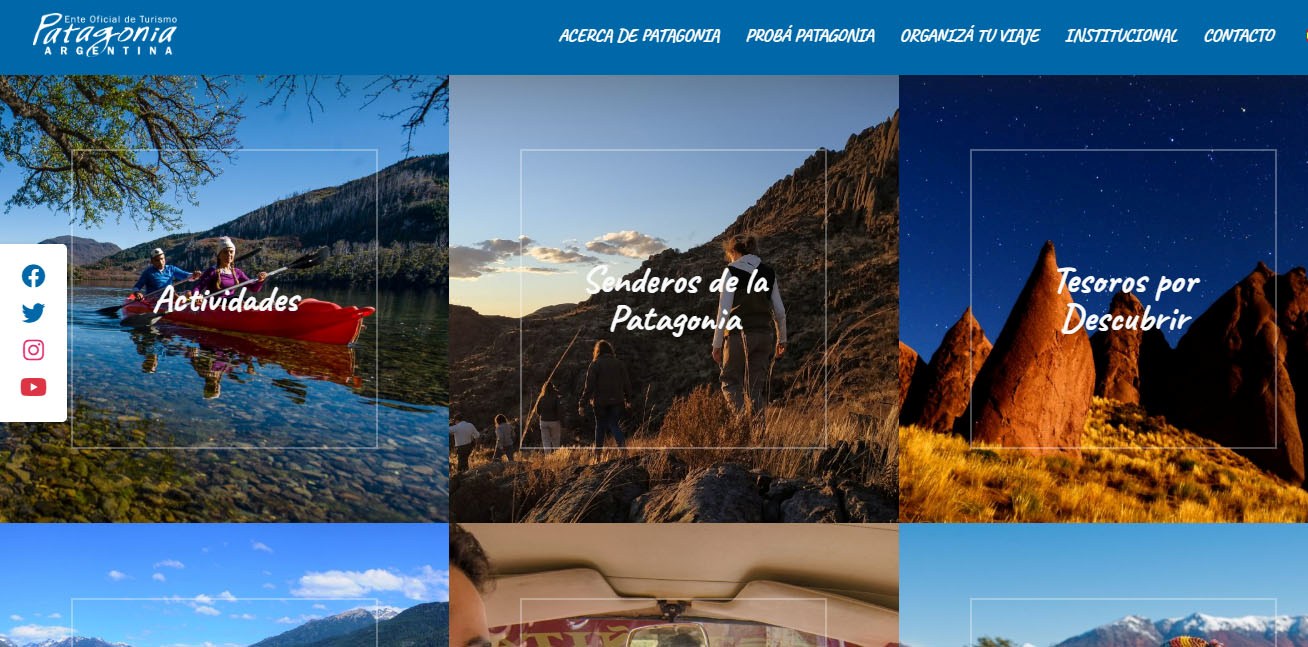 La Patagonia turística su nuevo sitio web | Neuquén