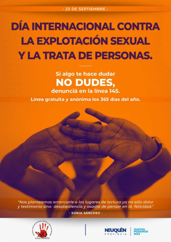 Actividades Por El Día Internacional Contra La Explotación Sexual Y La Trata De Personas